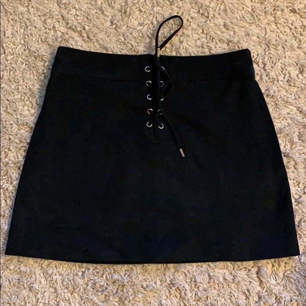 Abercrombie & Fitch Faux Suede Skirt